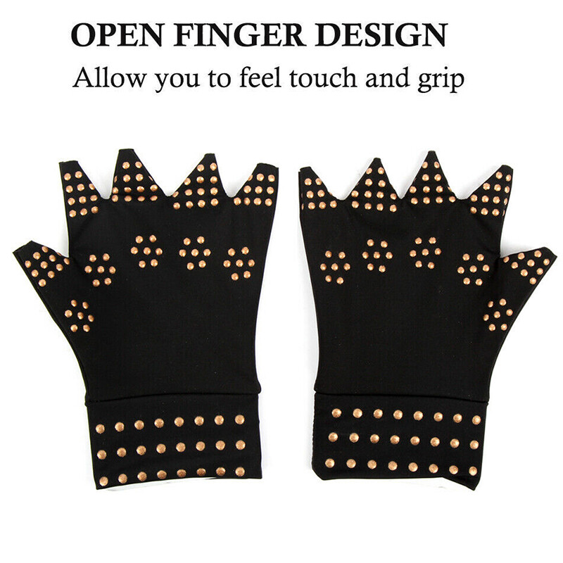 Magnetic Compression Arthritis Gloves Carpal Tunnel Hand Support Pain Relief US