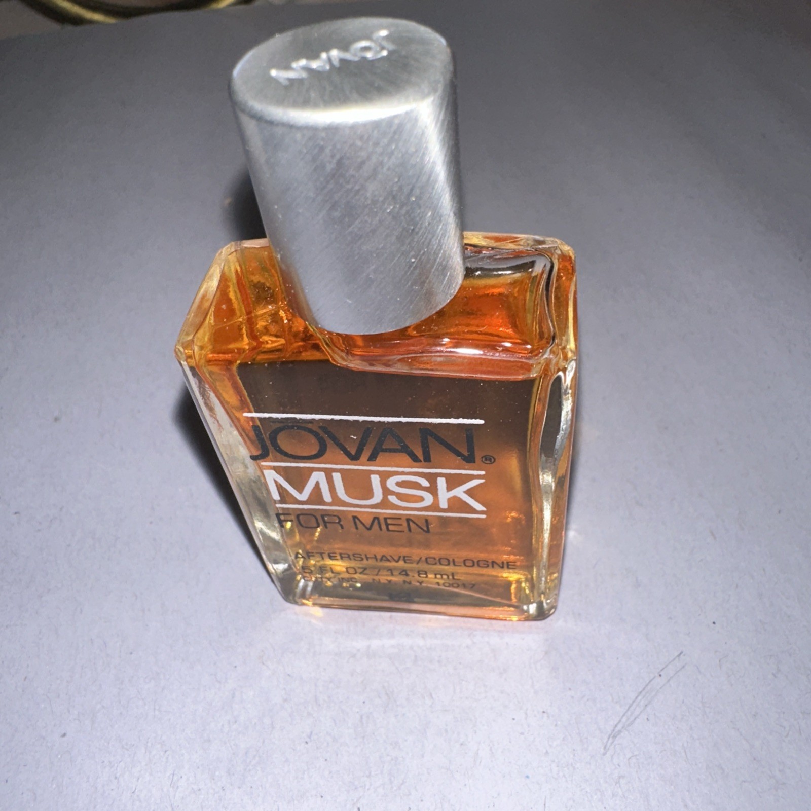 Jovan Musk After Shave / Cologne Splash for Men 0.5 fl oz SAMPLE