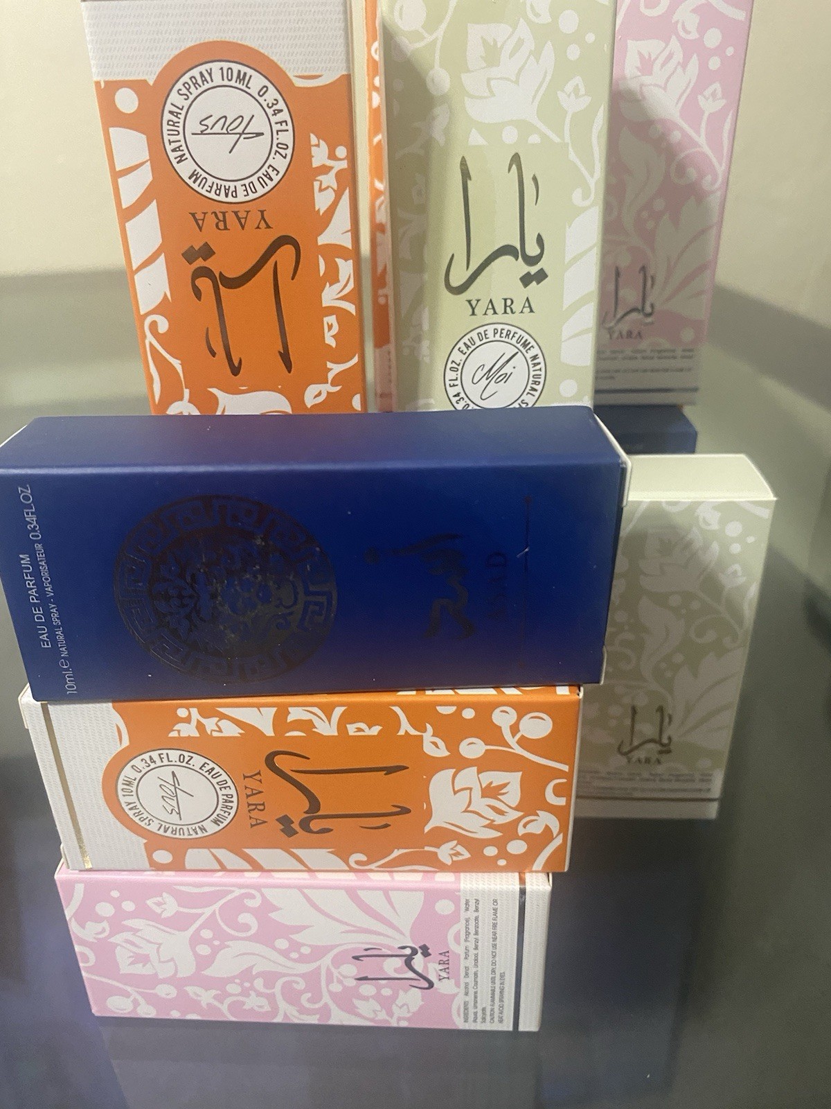 3 – pieces fragrance Yara lattafa bundle unisex (10 ml, 0,34 0z)