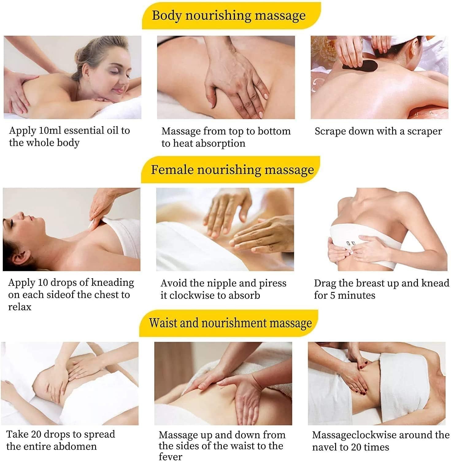 Ginger Oil,Ginger Massage Oil for Lymphatic Drainage,Natural Body Oil for Skin,A