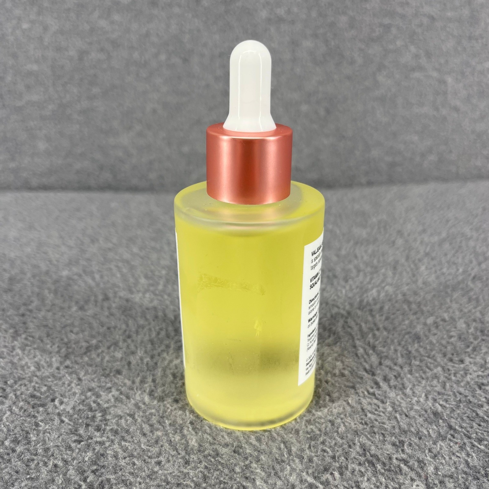 Valjean Labs Morning Glow Facial Oil 1.83 oz Yellow Vitamin C Squalane Bright