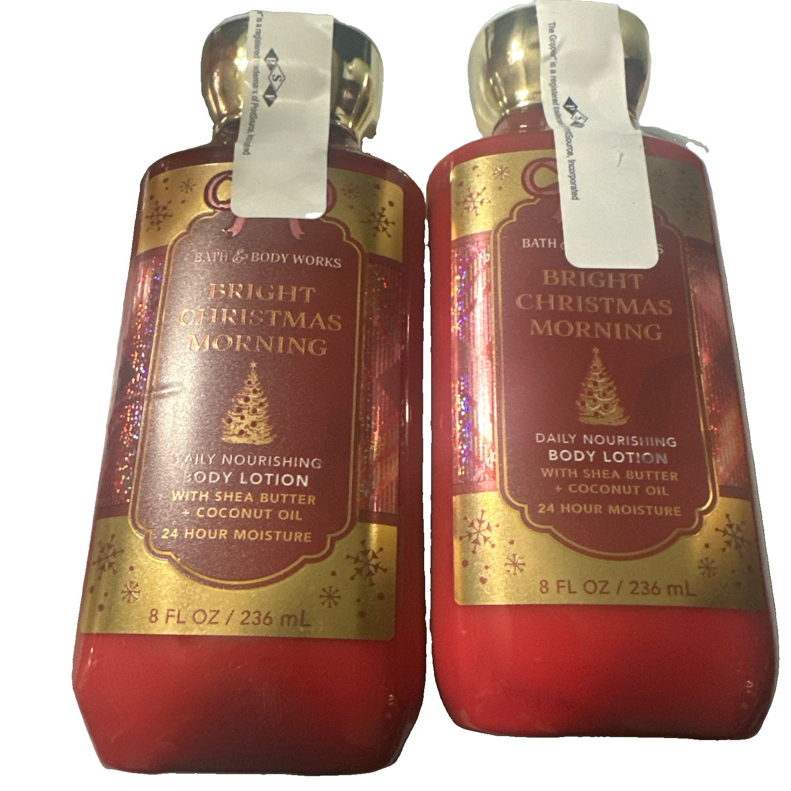 2 Pack Bath & Body Works Bright Christmas Morning Body Lotion