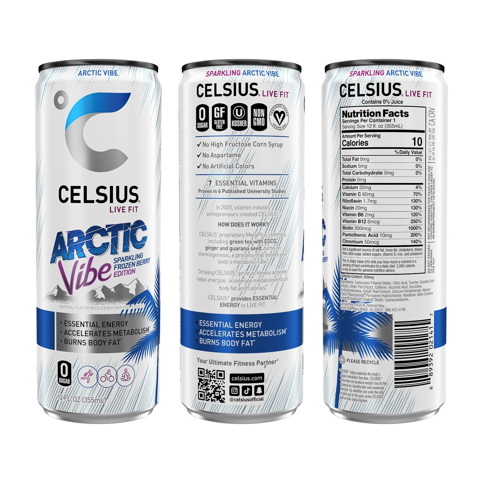 CELSIUS Vibe Variety Pack 12 Ct Free Shipping No Import Fees