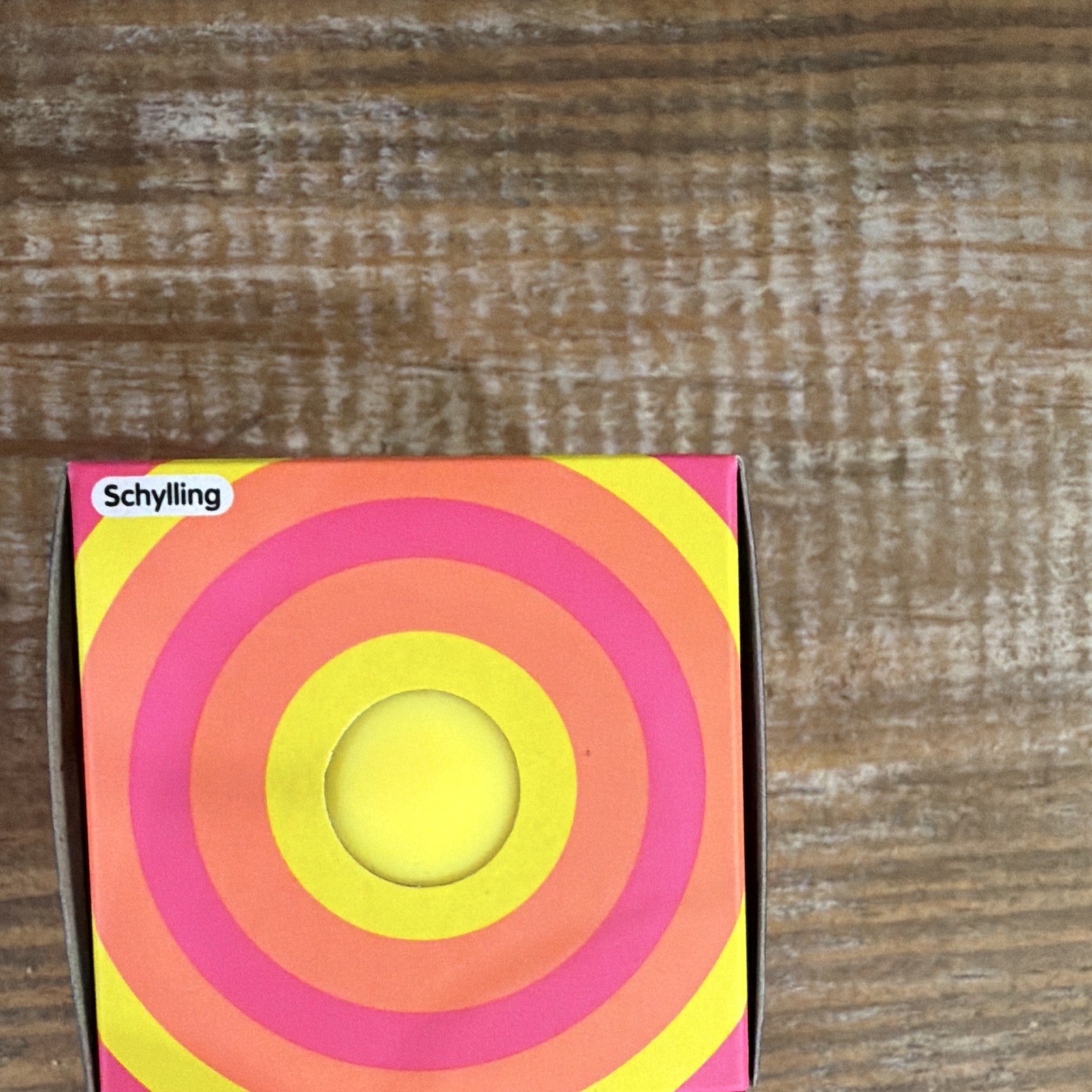 Schylling Color Change Squishy Stress Reliever Squeeze Ball Yellow/Pink/Orange