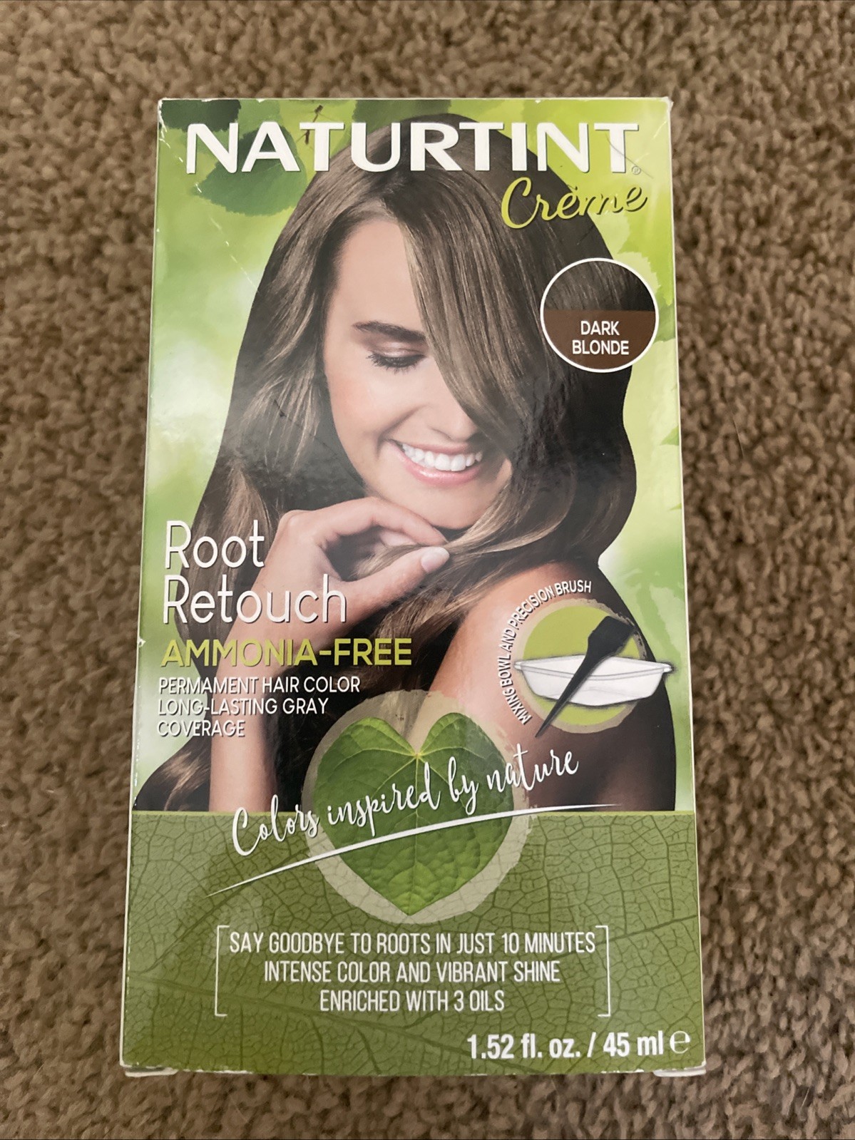 Naturtint ROOT RETOUCH Creme permanent hair color DARK BROWN 02/2026