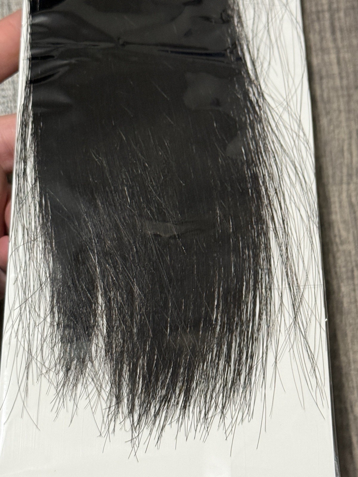 2 Pack Feather Crochet Braid Natural Black Human Hair Extensions