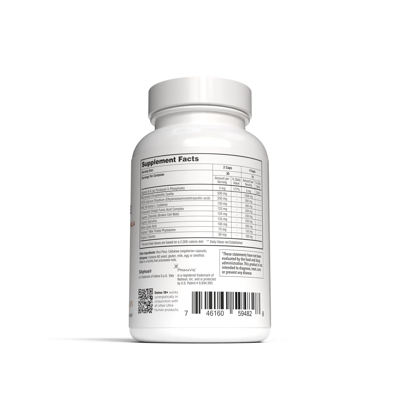 Ultra Human Daily Wellness Support – Heavy Metal Detox Cleanse with Zeolite S…