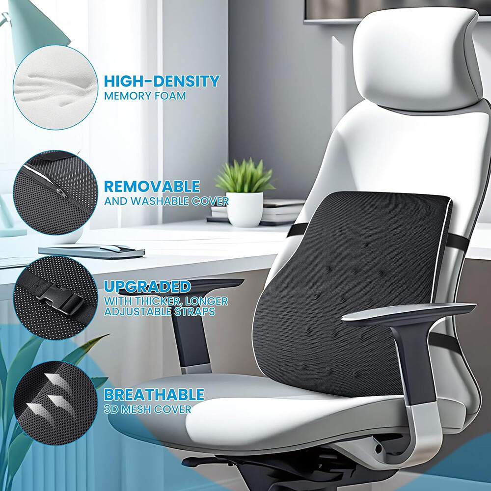 Lumbar Support Pillow for Office Chair Office Home Back Support Pillow for Car