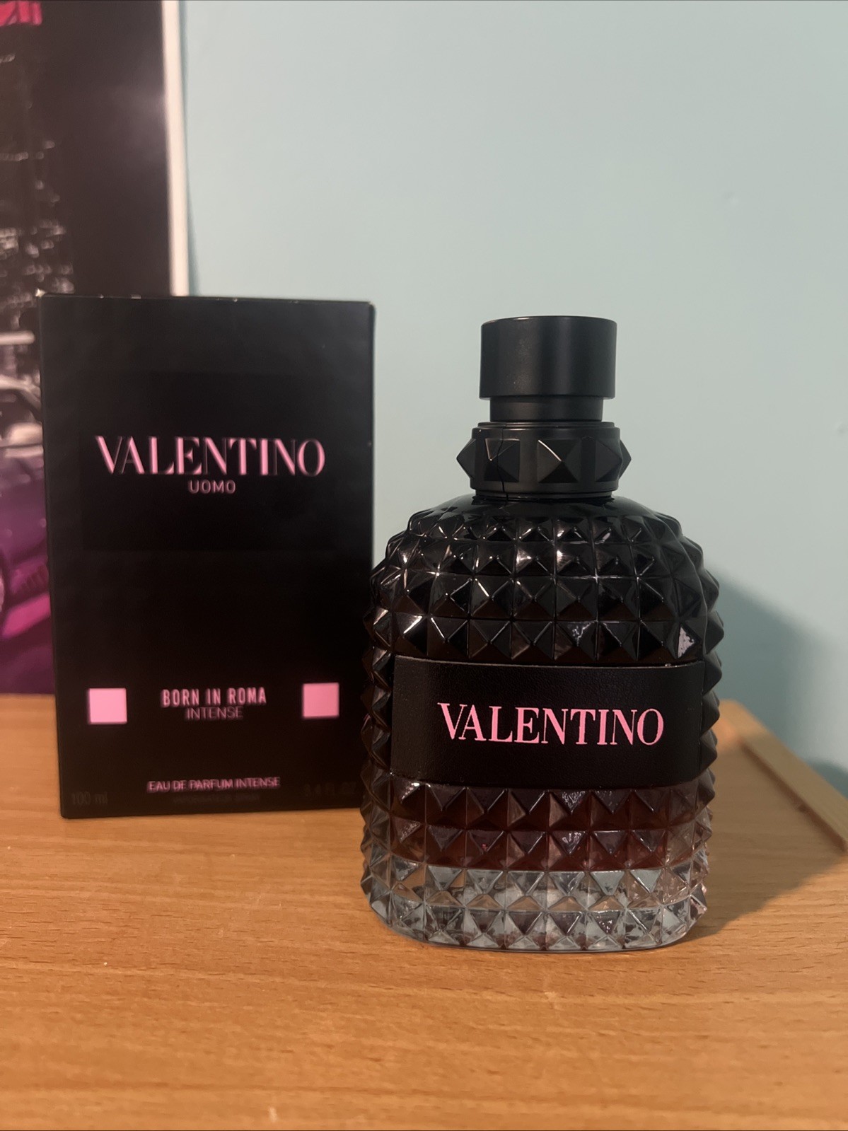 Valentino Uomo Born in Roma Intense Eau Cologne Brand New And Fully Authentic