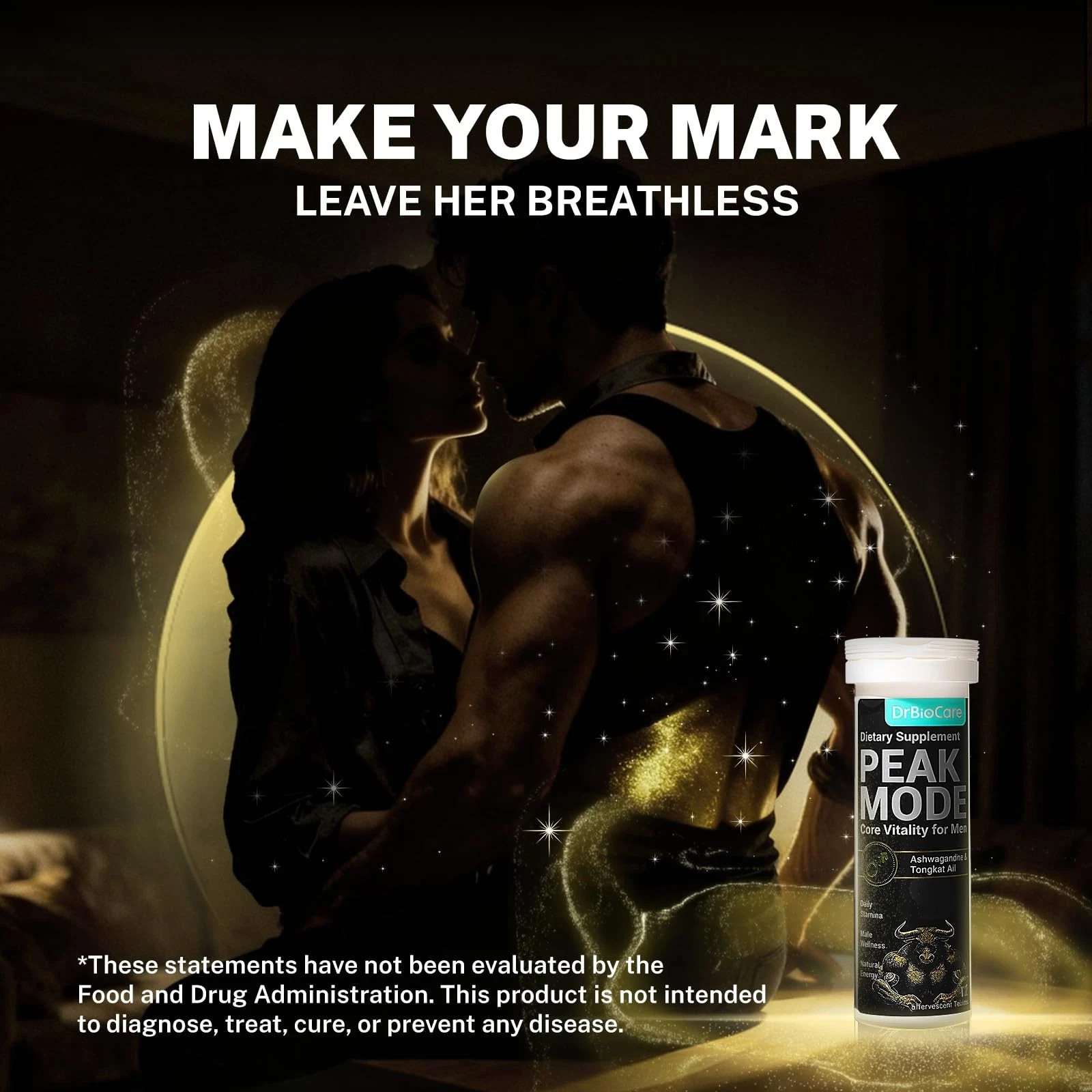 DrBioCare Peak Mode Core Vitality for Men 7in1 Effervescent Tablets | Tongkat…