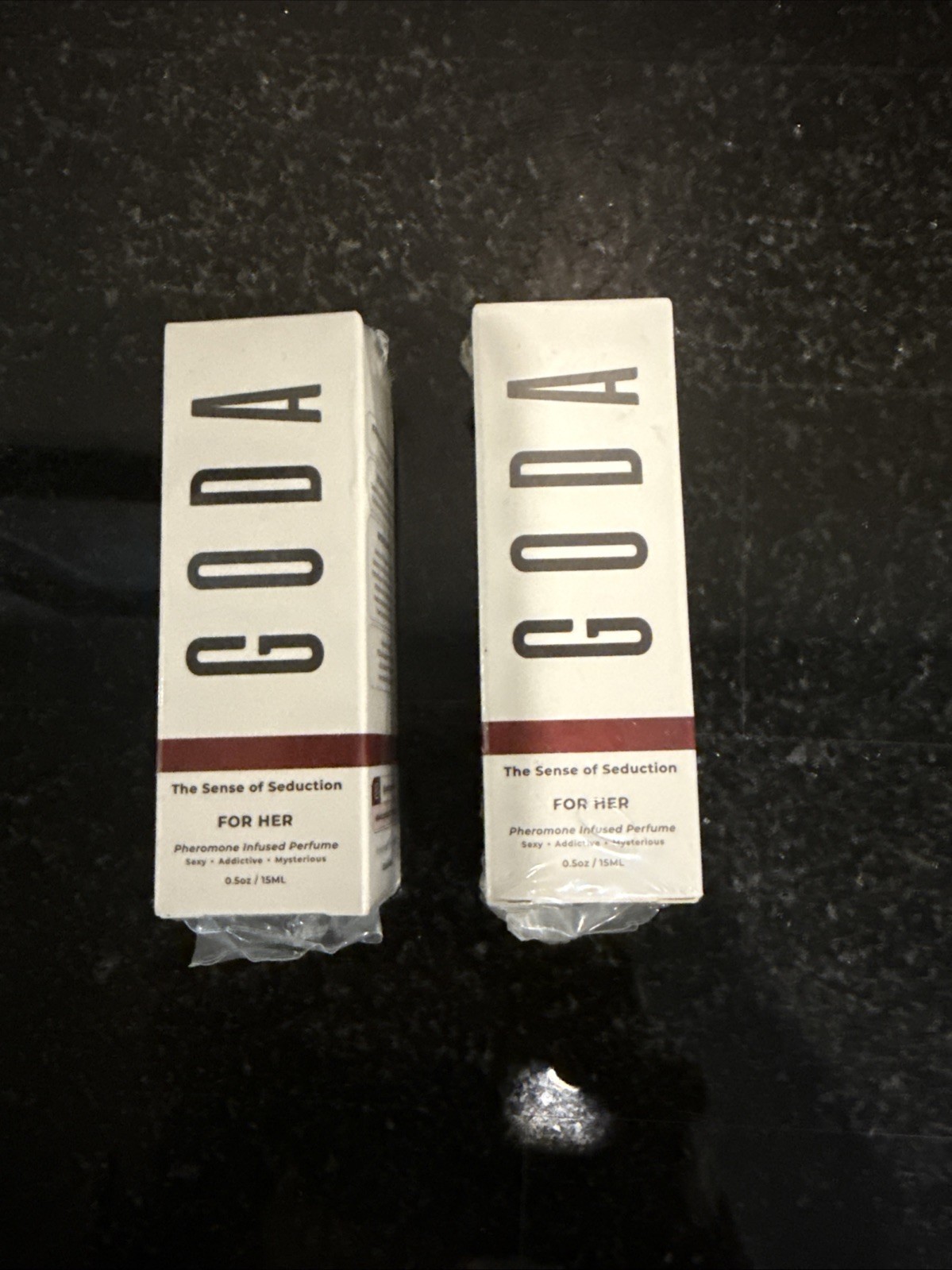 GODA The Sense of Seduction For her Pheromone Infused Perfume, 0.5 fl oz X2