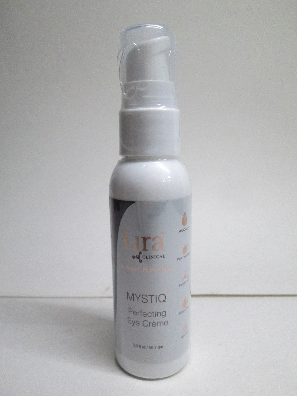 LIRA clinical MYSTIQ perfecting eye creme 2.0 OZ /56.7 GM pro size NEW