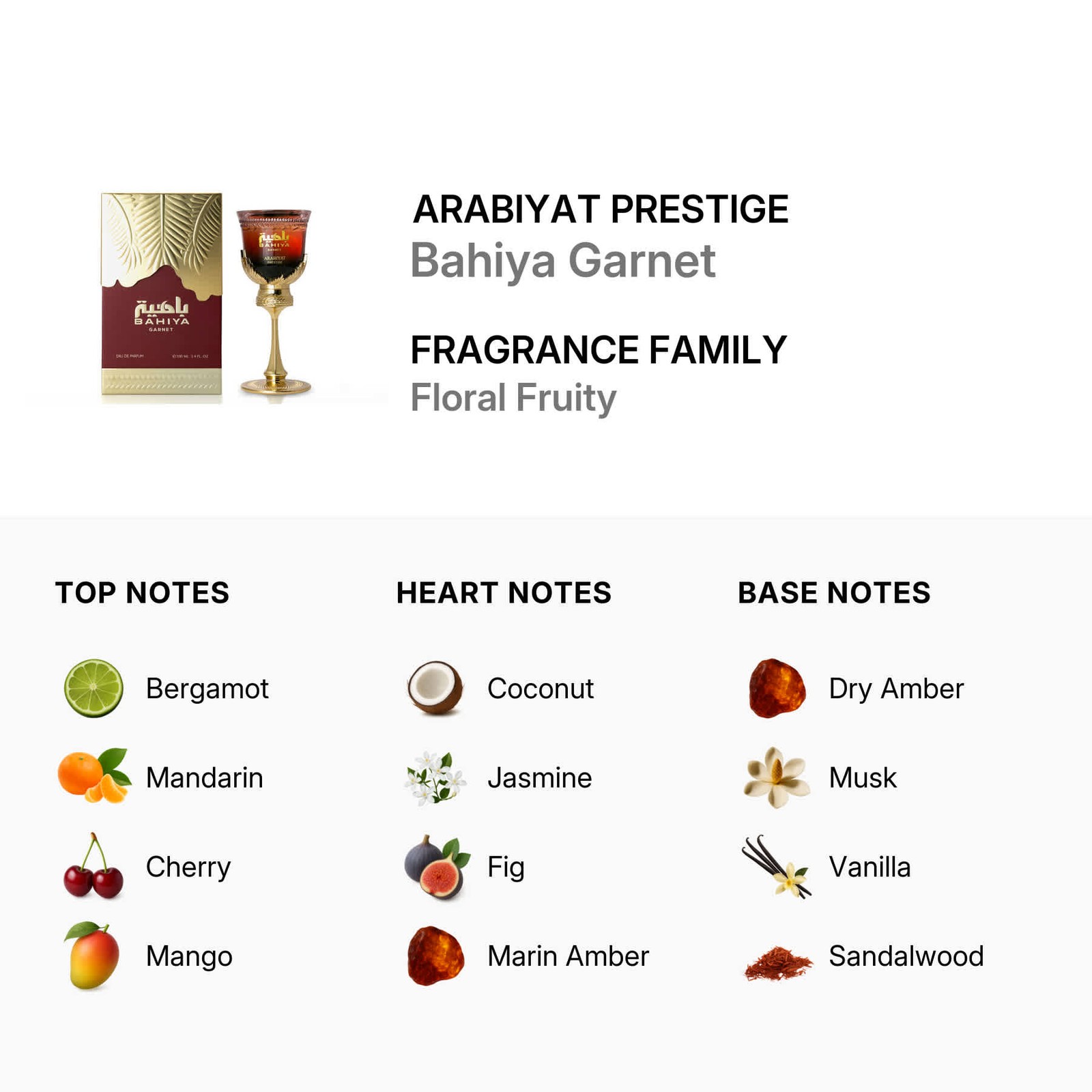 Arabiyat Prestige Ladies Bahiya Garnet EDP Spray 3.4 oz Fragrances 6290361912386