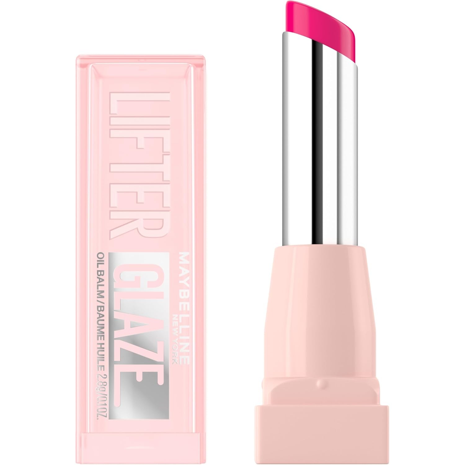 Maybelline Lifter Glaze Oil Balm Rose Bite Hot Pink Hydrating Balm