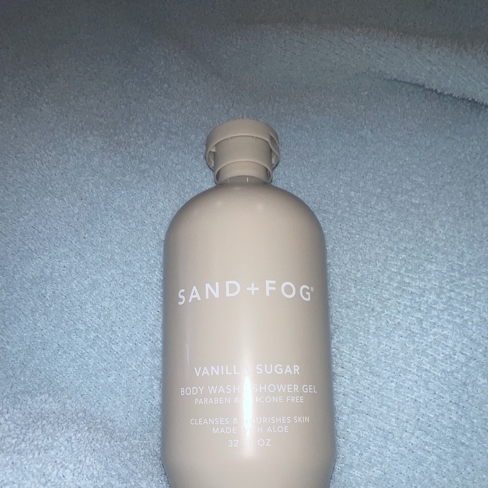 SAND+FOG Vanilla Sugar Body Wash Gel 32 fl oz Paraben-Free Silicone-Free