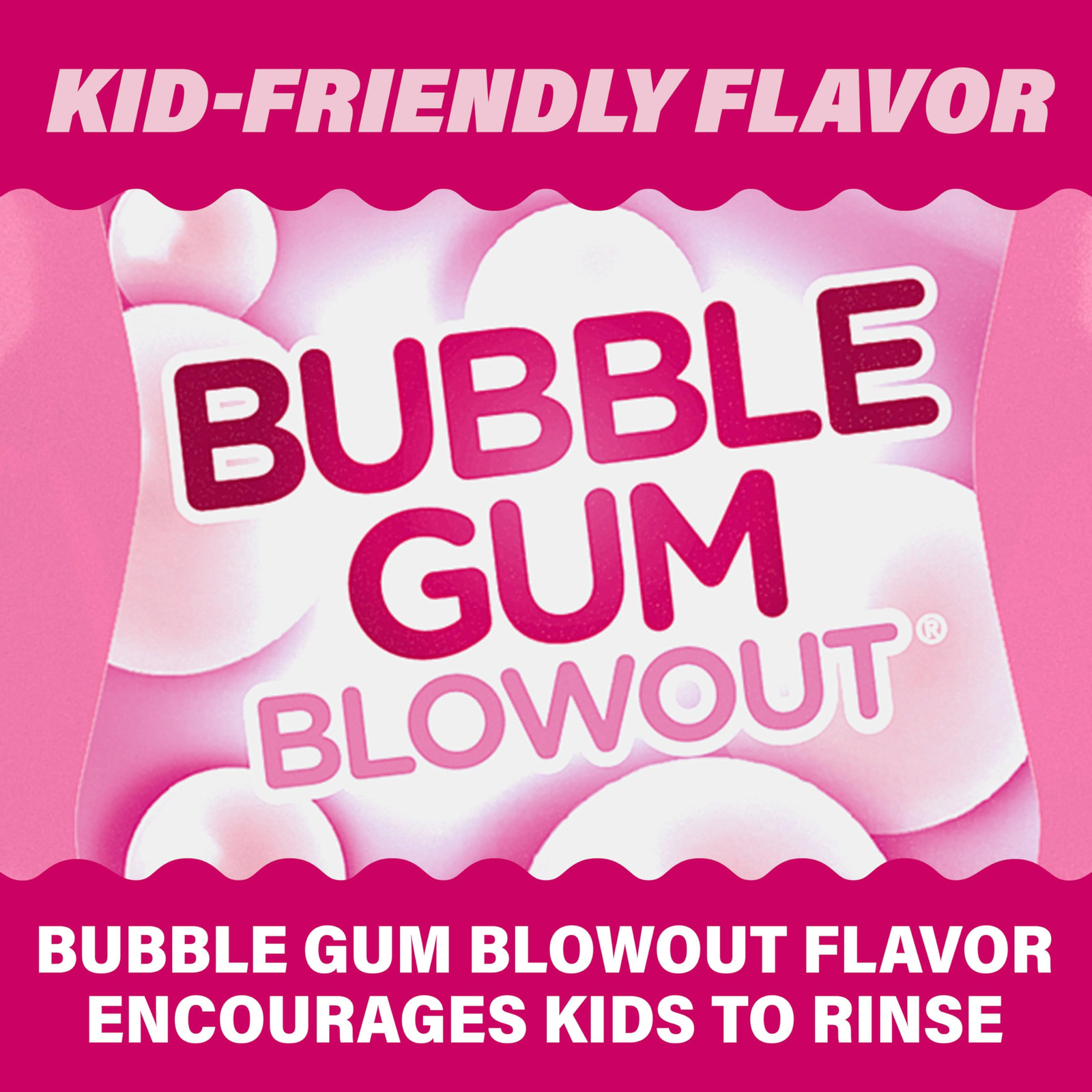 ACT Kids Anticavity Fluoride Mouthwash Bubble Gum 16.9 Fl Oz for Fresh Breath