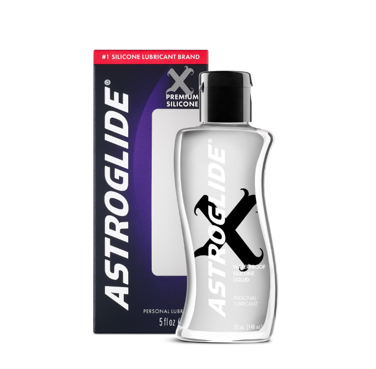 Astroglide X, Premium Waterproof Silicone Personal Lubricant – 5 oz