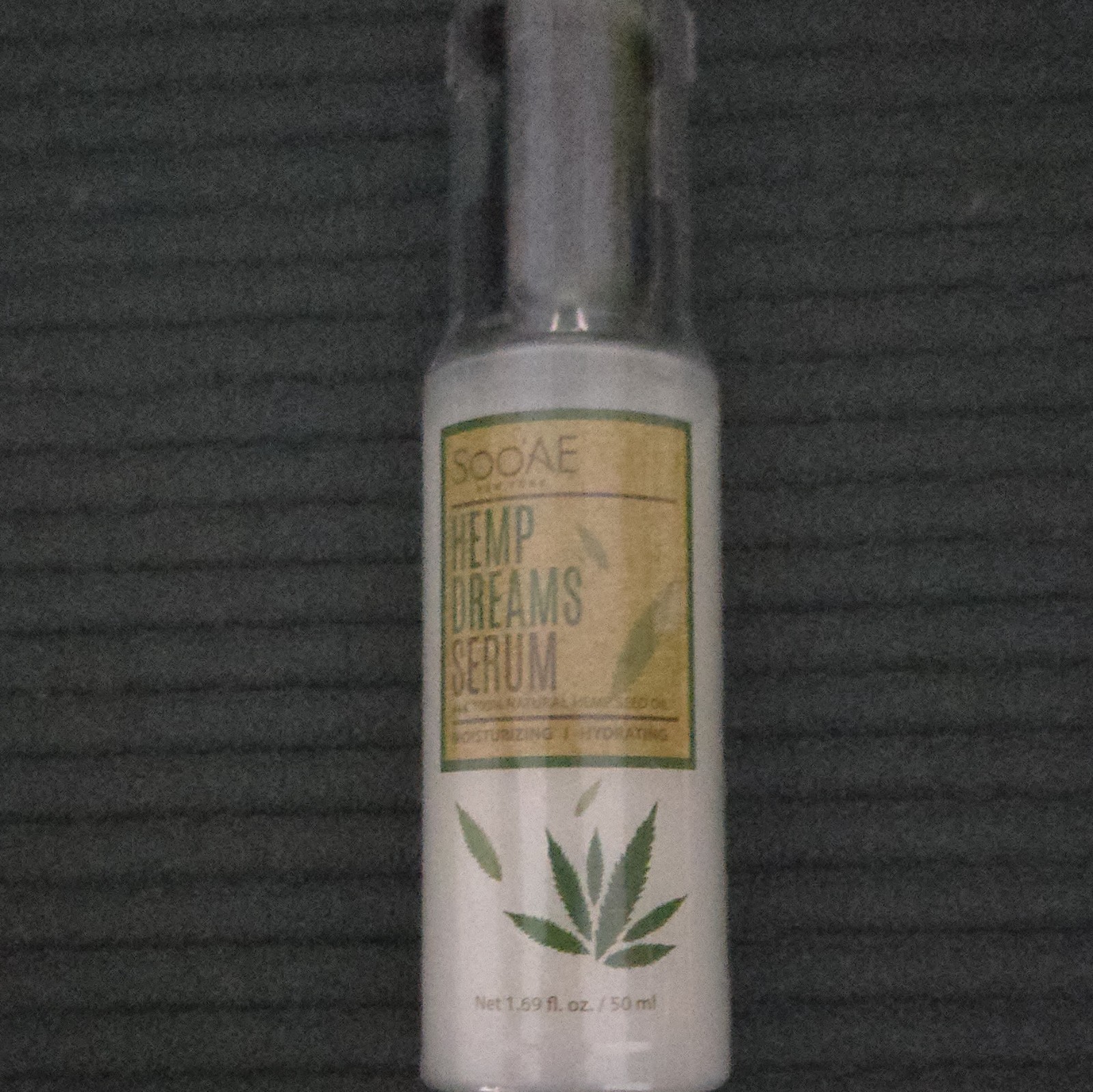 Soo Ae Hemp Dreams Hydrating Moisturizing Serum for Face & Neck 1.69 fl oz