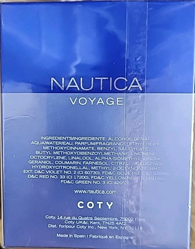 Nautica Voyage 3.3oz Men’s Eau de Toilette
