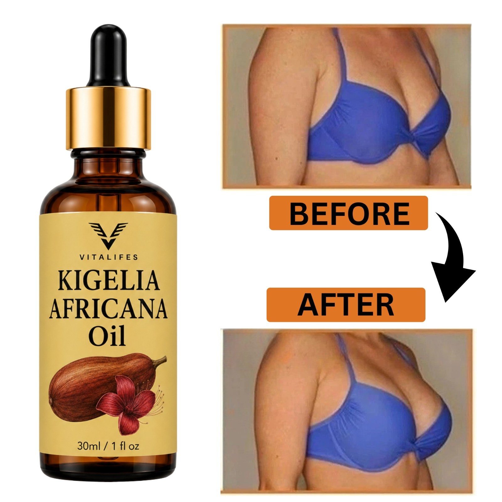 NEW XX*L PEN!S ENLARGER OIL GAIN 12 !NCH FASTER GROWTH WITH KIGELIA OIL – 30ml