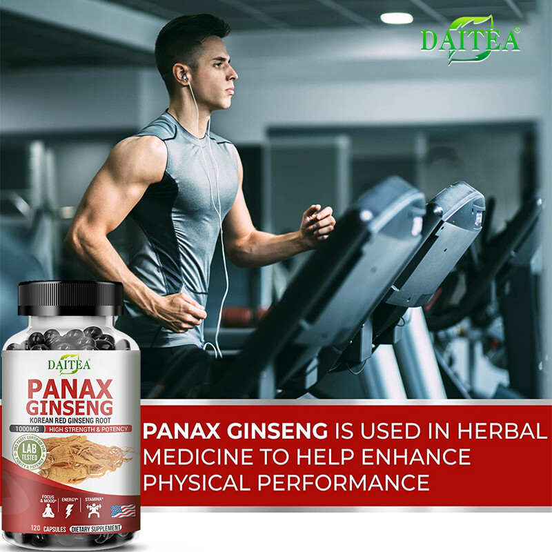 Pure Korean Red Panax Ginseng Extract Capsules – Overall wellness and immunity