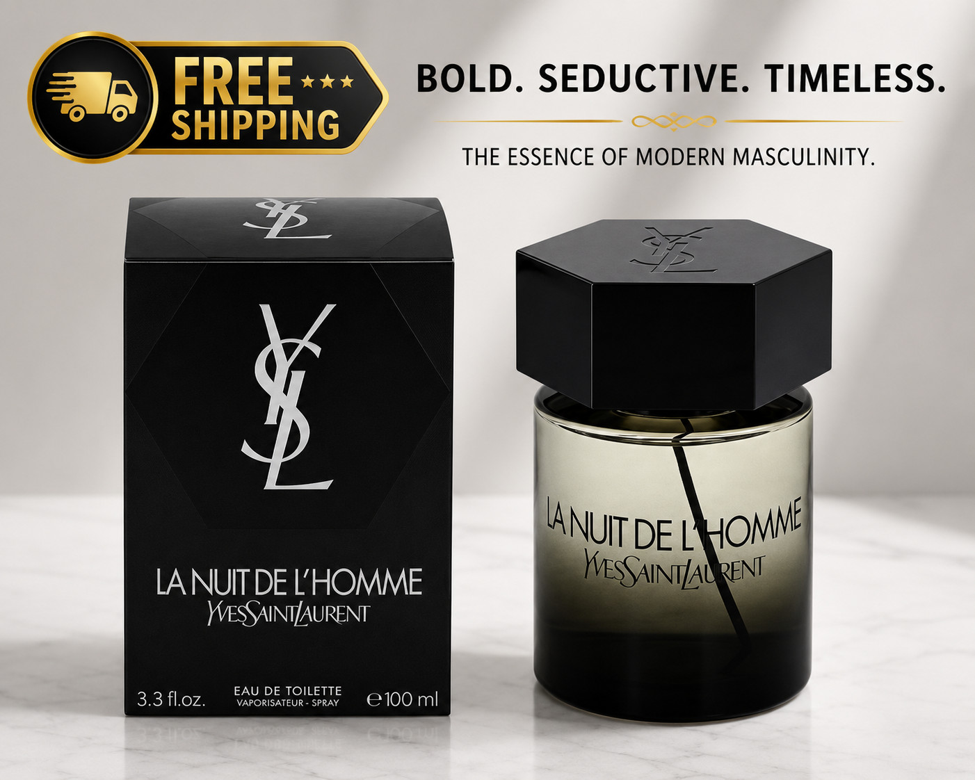 Yves Saint Laurent YSL La Nuit De L’Homme EDT 100mL | Brand New