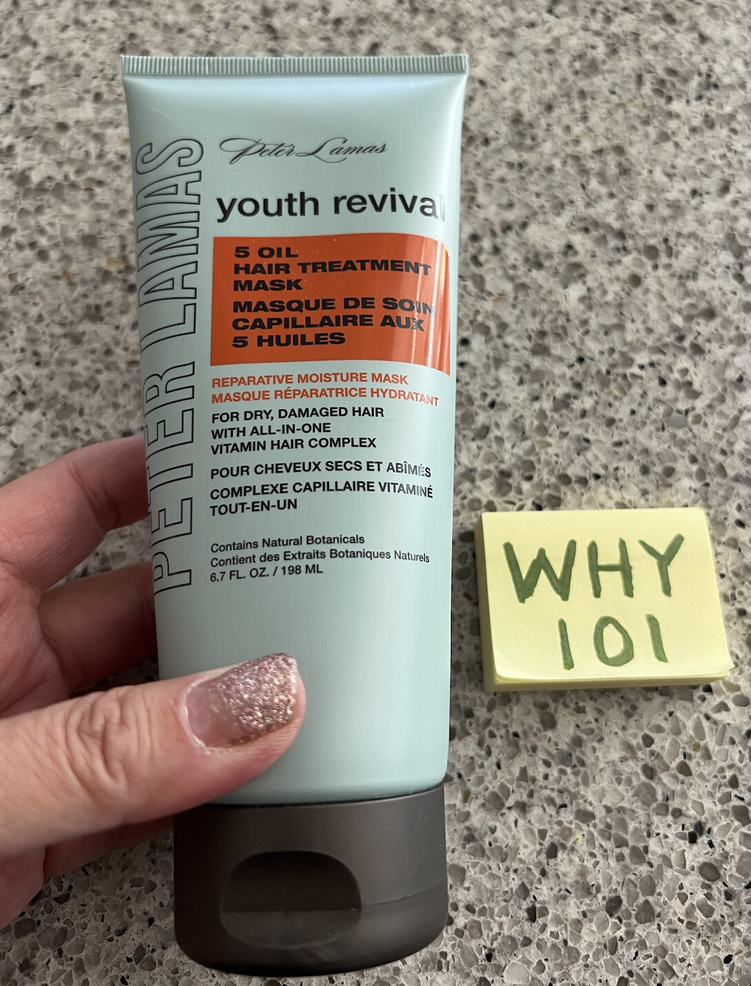 Peter Lamas Youth Revival 5 Oil Hair Treatment Mask 6.7oz/198mL FULL SZ SEAL $30