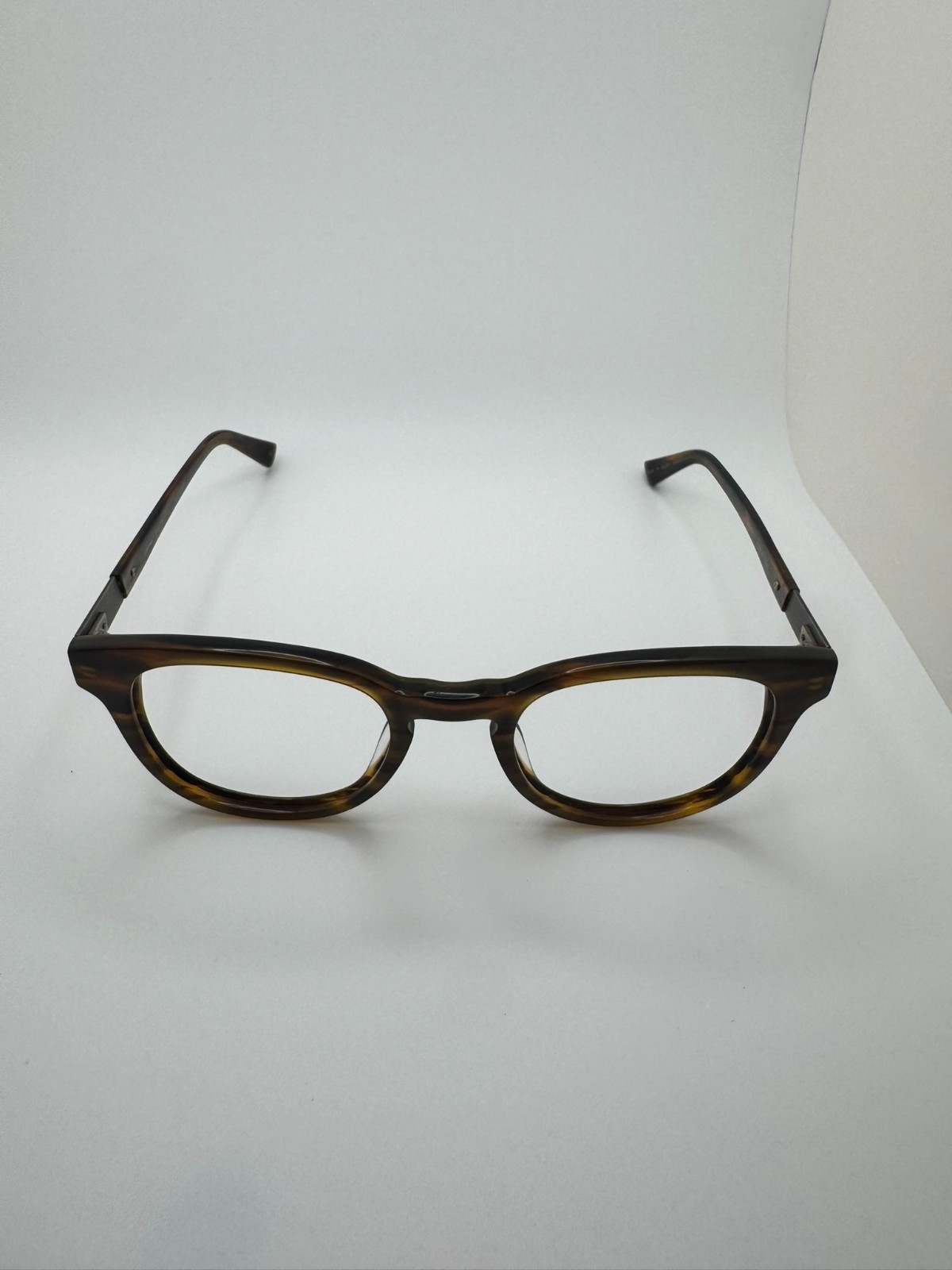 Authentic Sama District 6 Gold/Tort Round Glasses Made in Japan Handmade Acetate