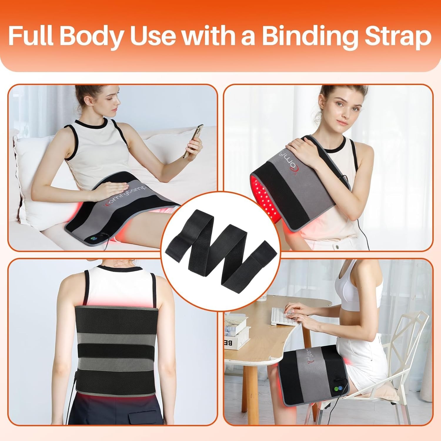 Easy-to-Use Red Light Therapy – Joint & Back Support