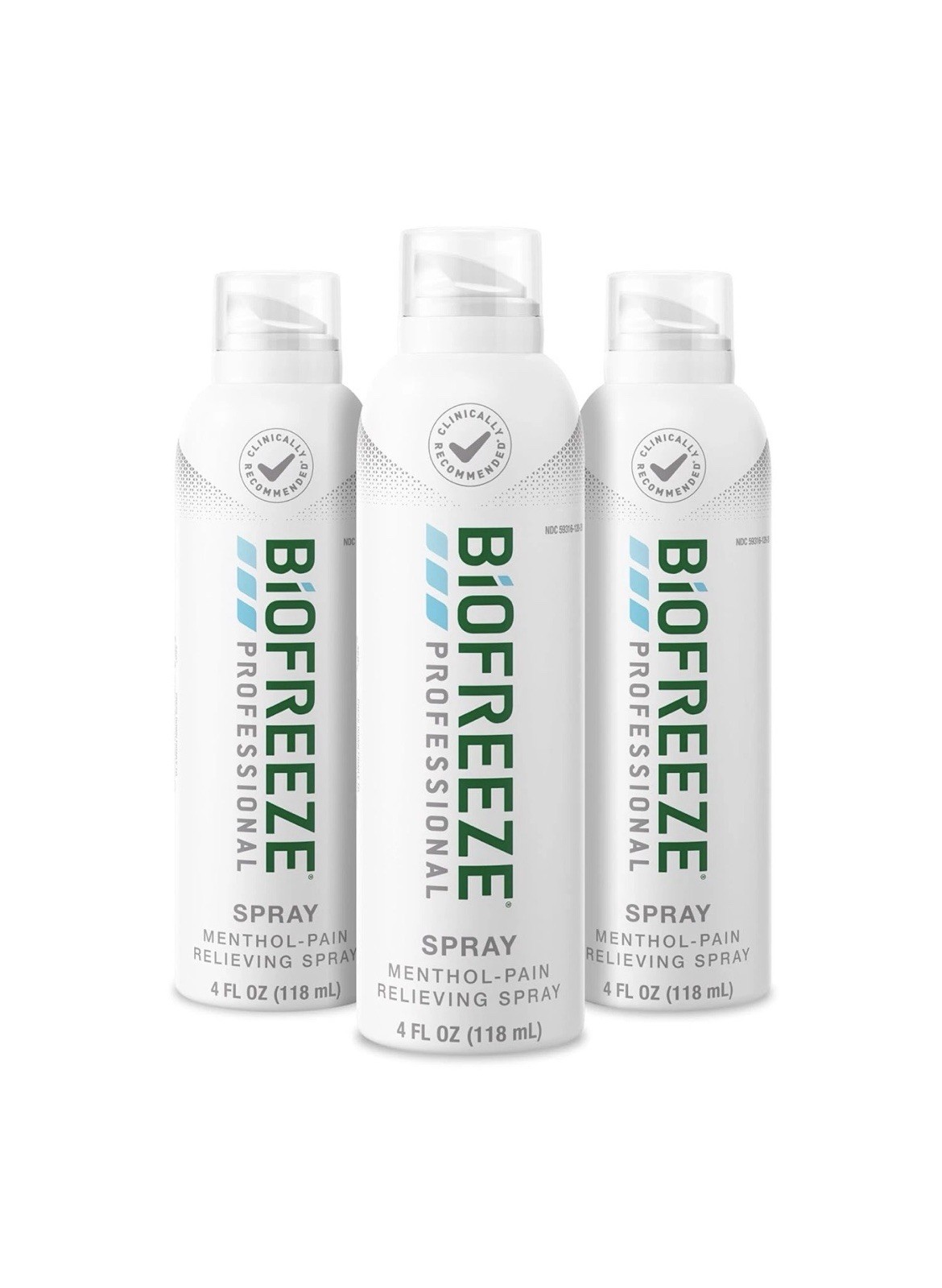 Biofreeze Professional Pain Relief 360 Degree 4oz Spray, 2 packs