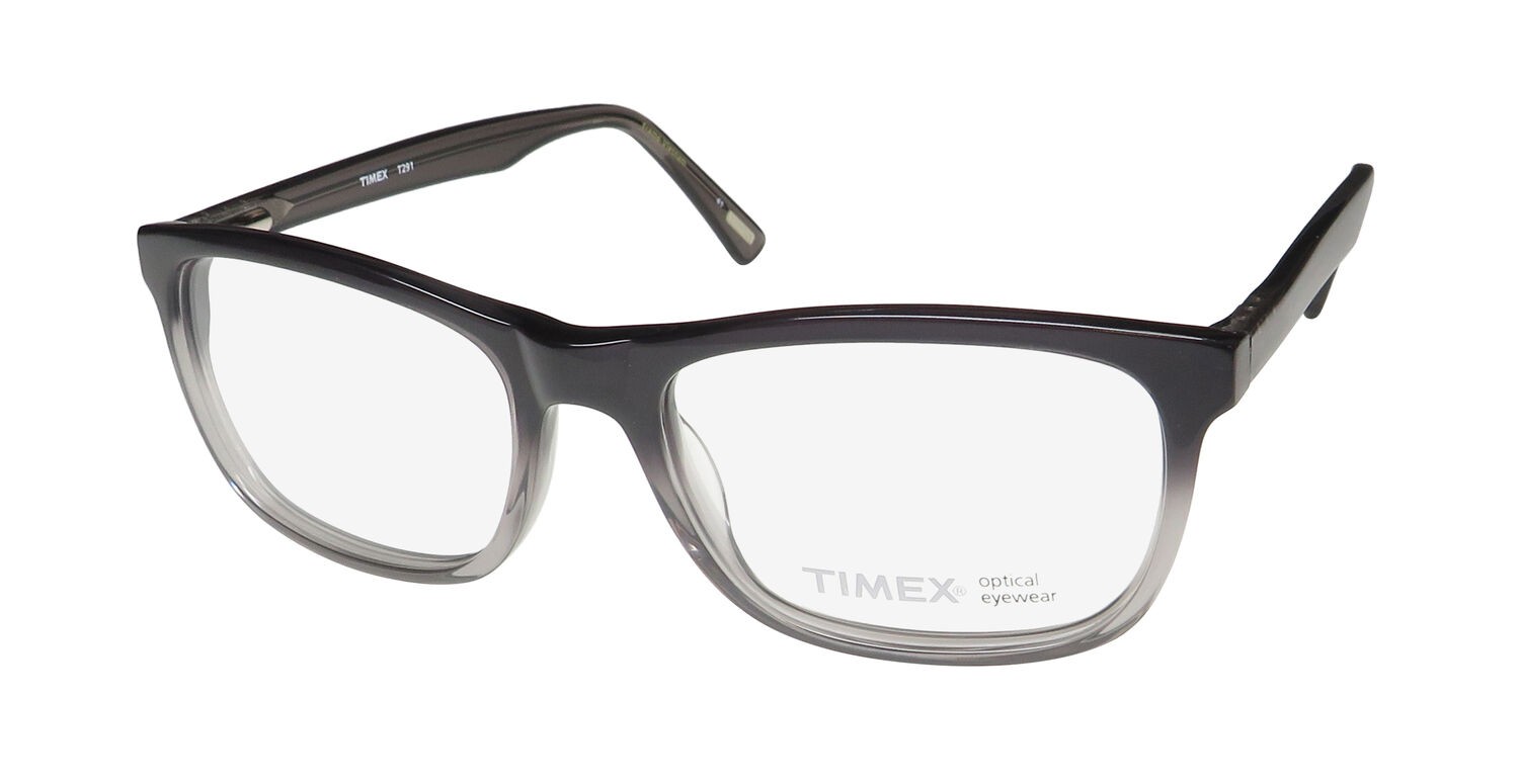 NEW TIMEX T291 EYEWEAR GR VIETNAM MENS GRAY FULL-RIM PLASTIC OVAL 54-17-140