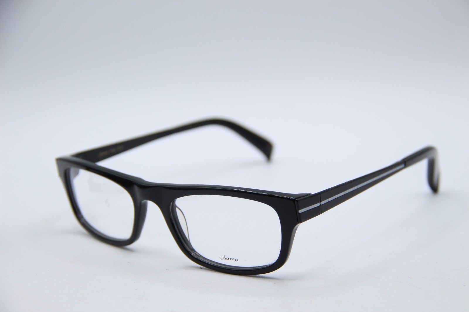 NEW SAMA TALK BLK BLACK GUNMETAL AUTHENTIC FRAMES EYEGLASSES 52-20