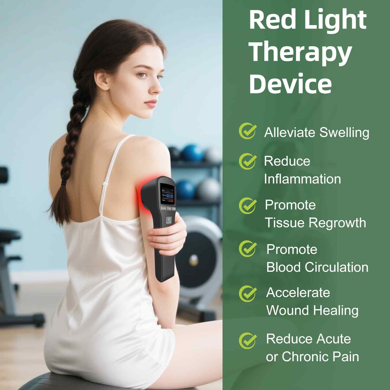 Deep Tissue Laser Therapy Device for People & Pets 880mW Portable Pain Relief