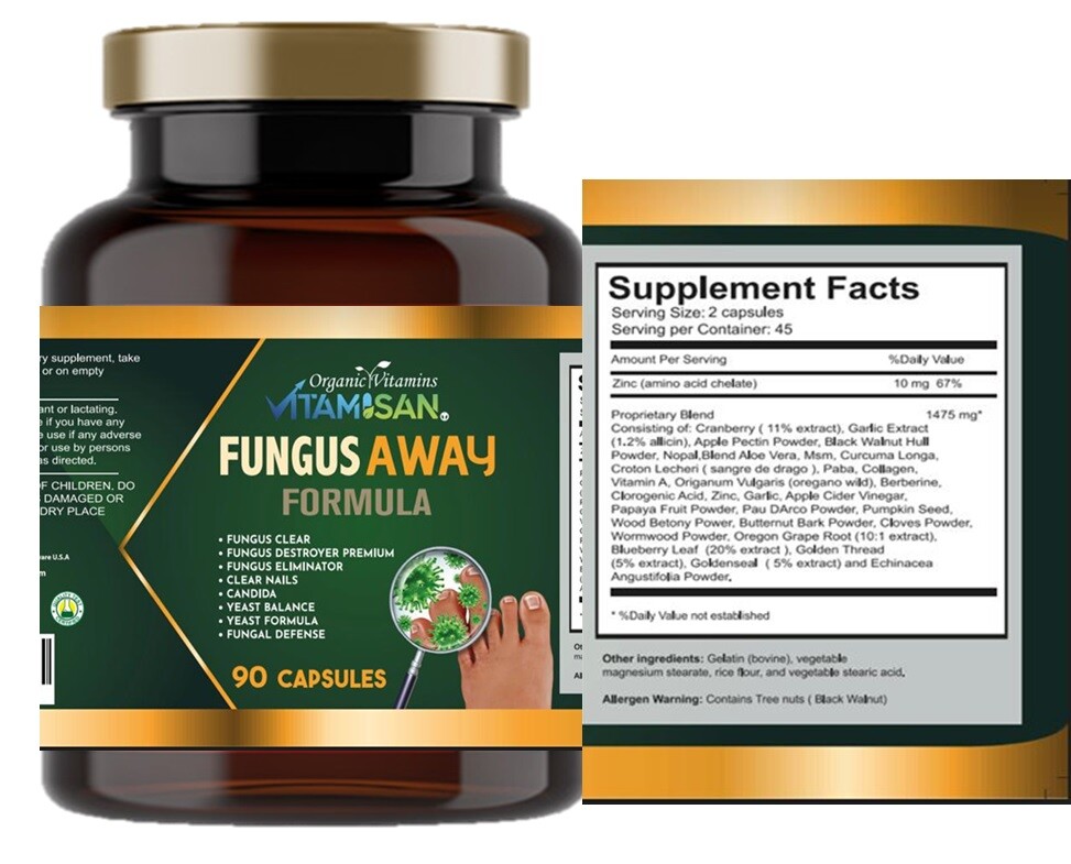 Strength Candida Cleanse Yeast Support cleanser and Detox with Herbs Enzymes 2