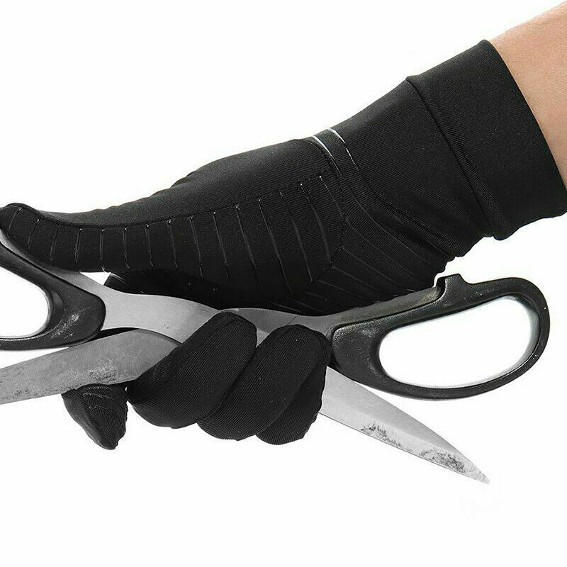 2 Pairs Copper Arthritis Compression Gloves Hand Support Joint Pain Relief Sport