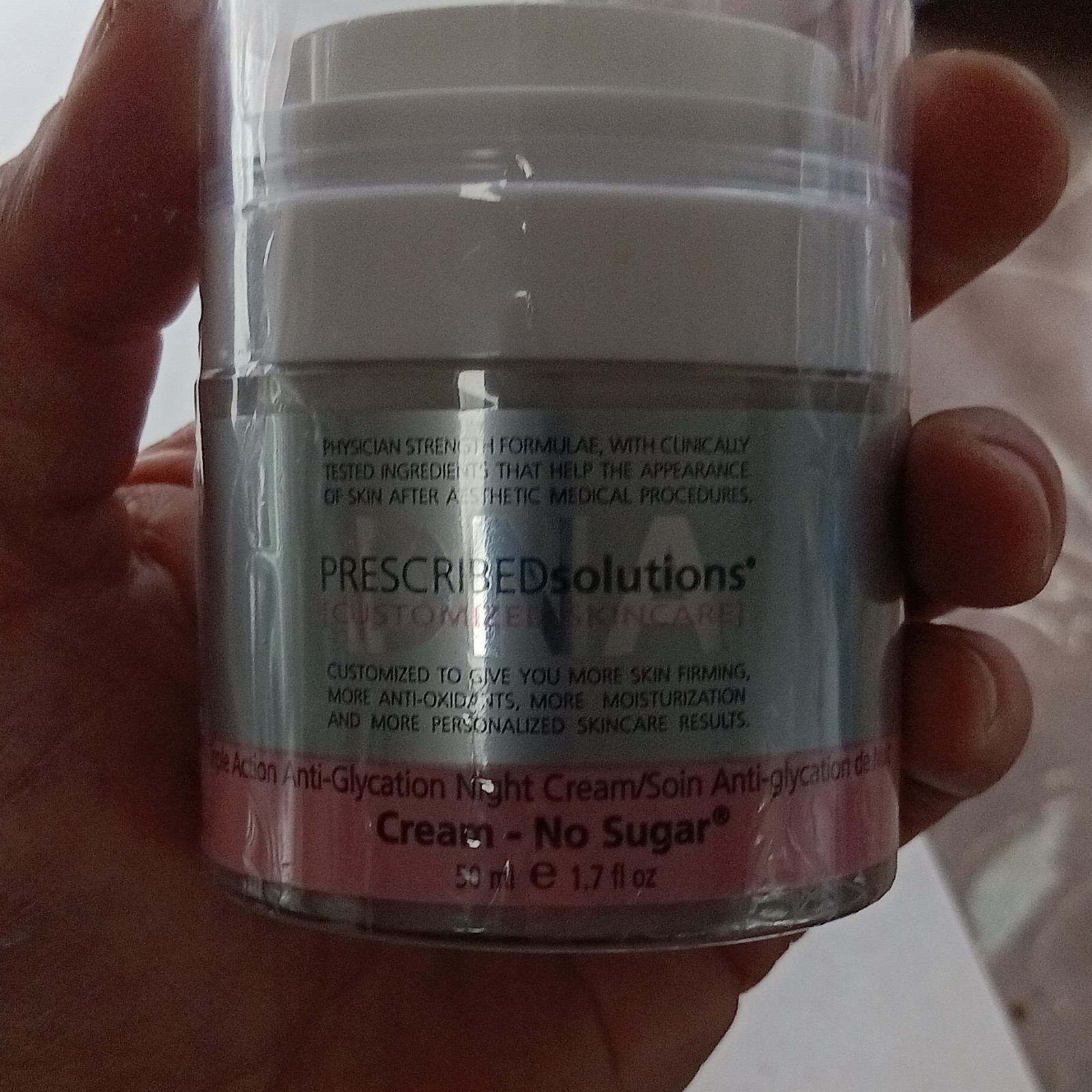 DNA PRESCRIBED Solutions Anti-Glycation Face Night Cream Moisturizer 1.7 fl oz