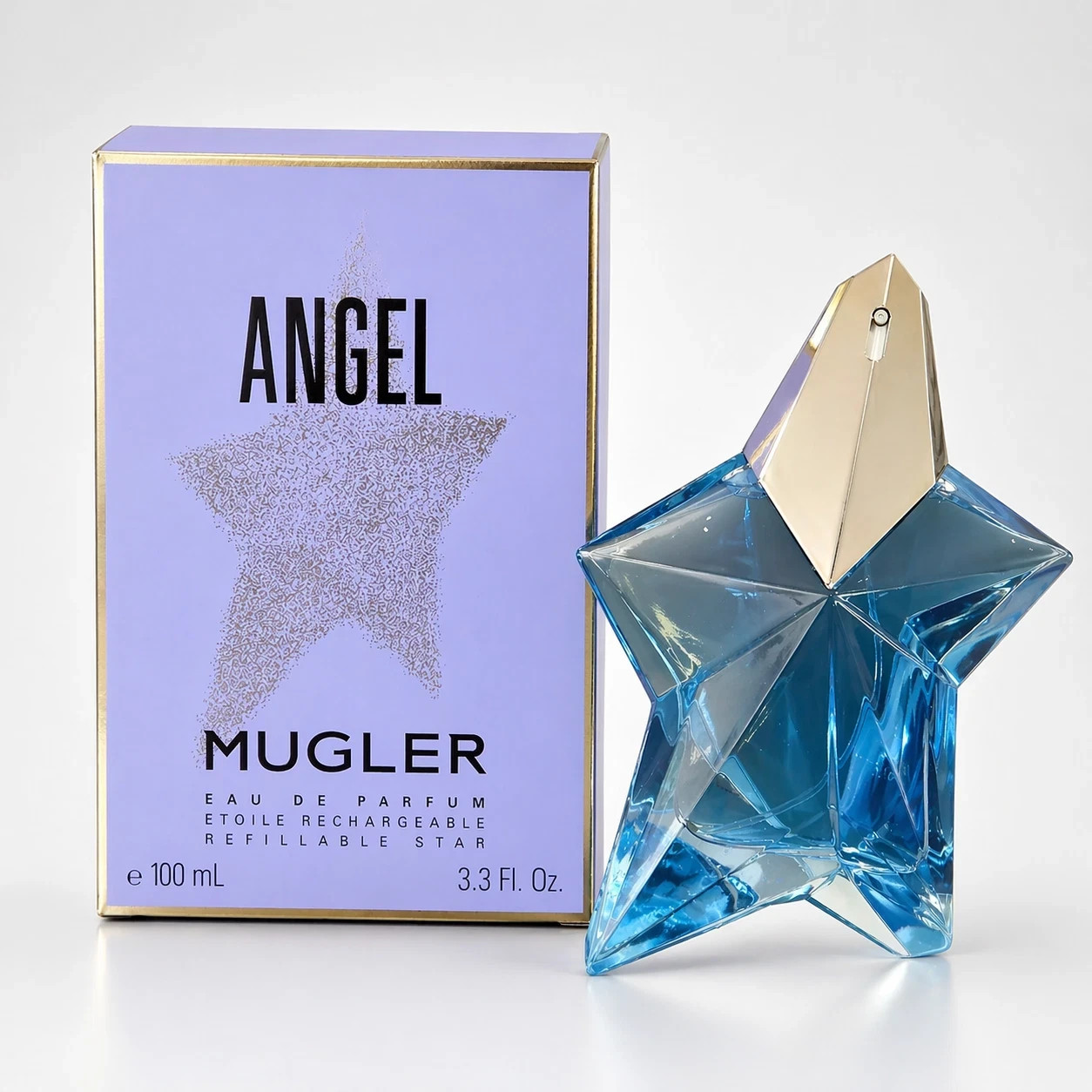 Angel by Thierry Mugler EDP 100ml 3.3oz Refillable Star Bottle Women Fragrance