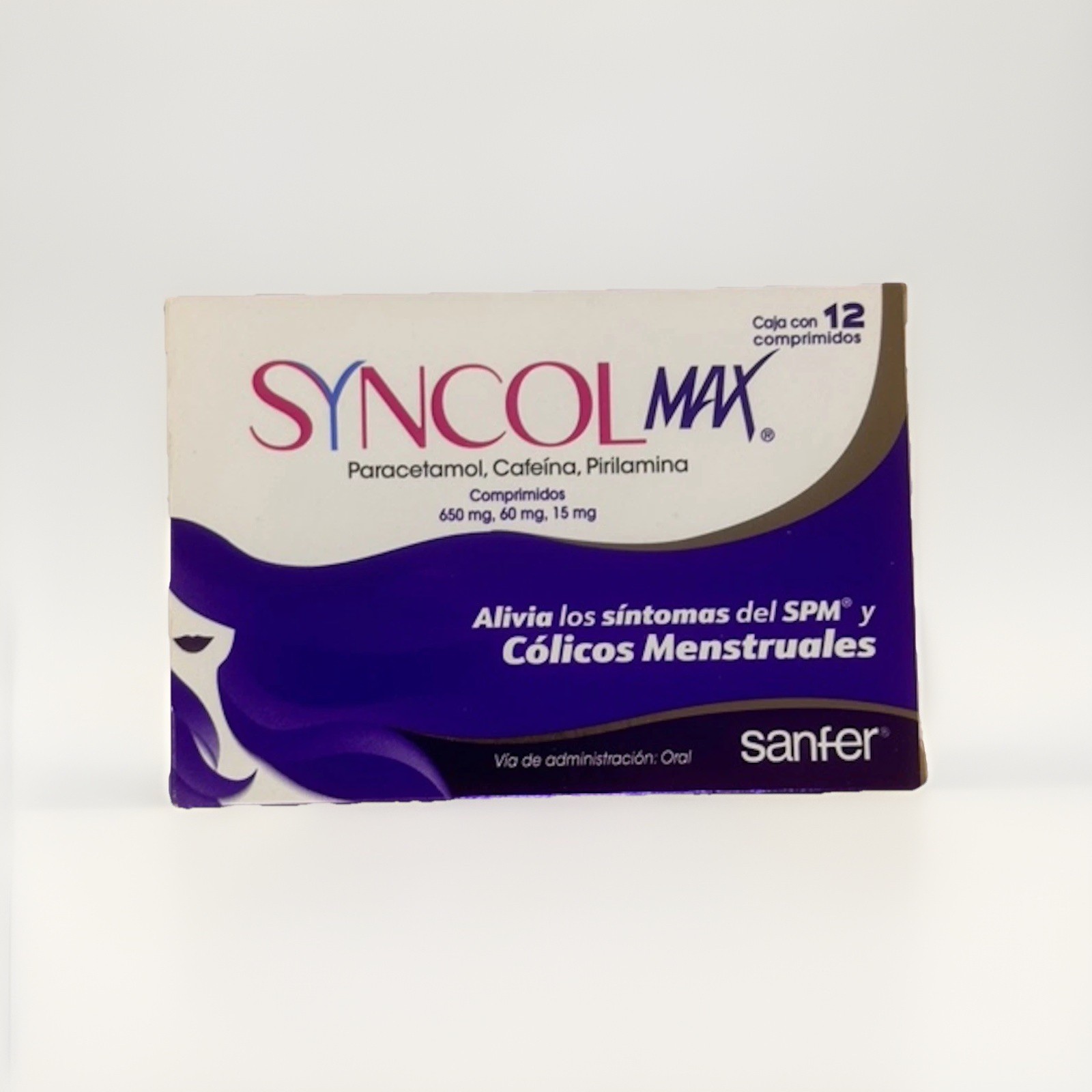 Sincol MX 12 Tablets Paracetamol Pain Relief Travel Size Sealed Box
