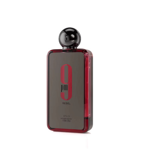 Afnan 9 PM Rebel Unisex Eau De Parfum 3.4 Fl. Oz. – Fragrance for Men And Women.