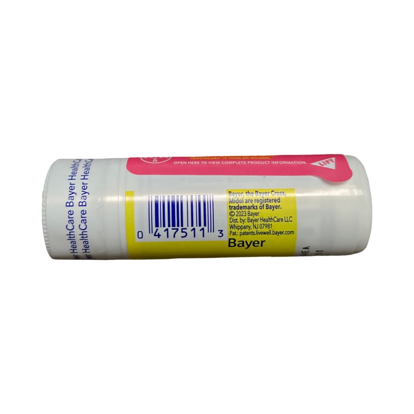 Midol Complete Menstrual Pain Relief Tubes, 8 Pills per Tube- 5 Tubes, Exp 11/26