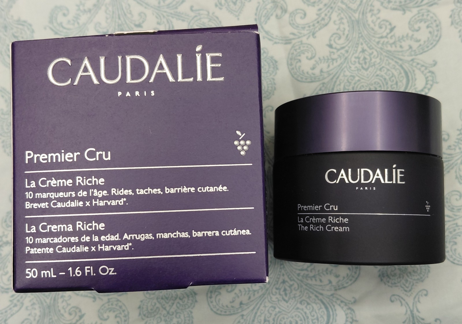Caudalie Premier Cru The Rich Cream 50ml 1.6oz Anti-Aging Face Moisturizer New