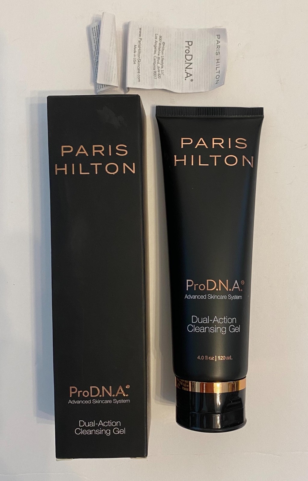 Paris Hilton Pro D.N.A Dual Action Cleansing Gel 4 fl. oz 120ml NEW!