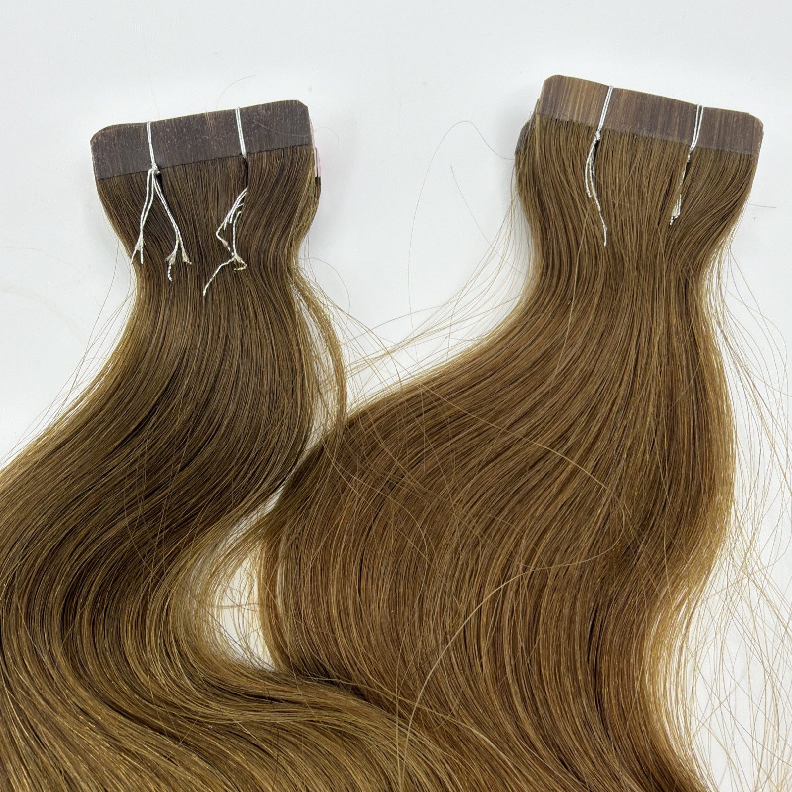 2x Glam Seamless 20” Body Wave Tape in Hair Extensions Golden Brown Golden Blon