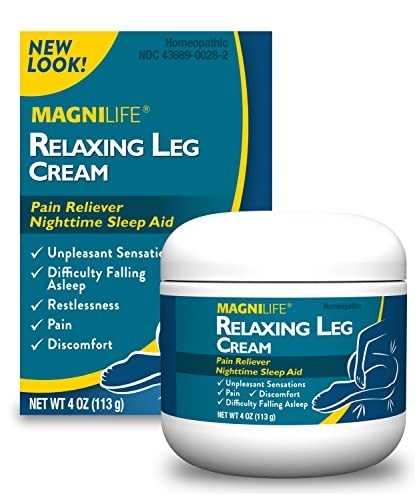 MagniLife Relaxing Leg Cream PM, Deep Penetrating Topical for Pain and Restless.