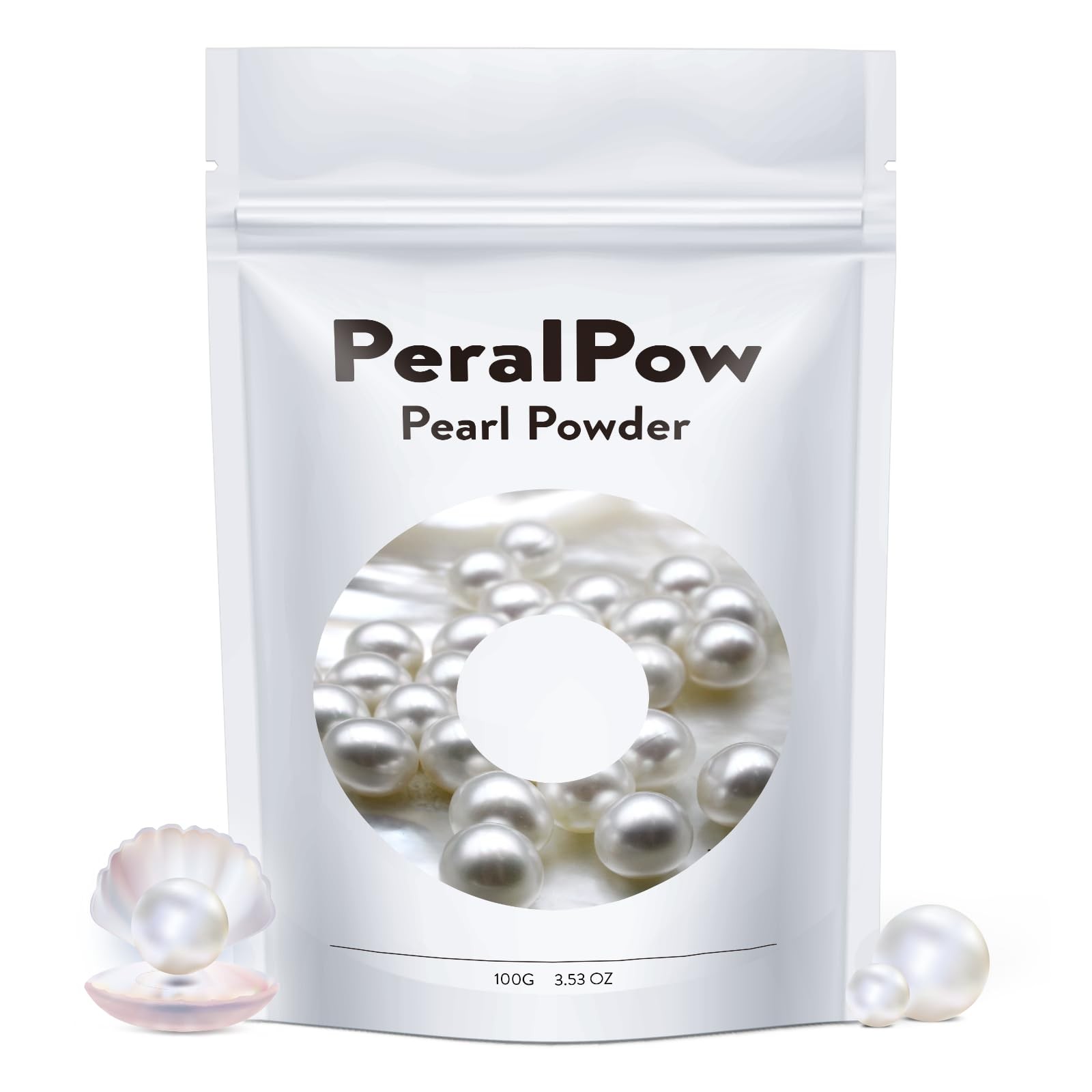 Organic Pearl Powder 100g – Natural Skincare for Anti-Aging Pore Minimizing