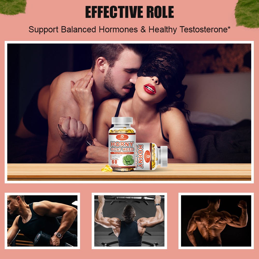 Horney Goat Weed for Men Strengthen Immunity Enhance Energy Anti Fatigue