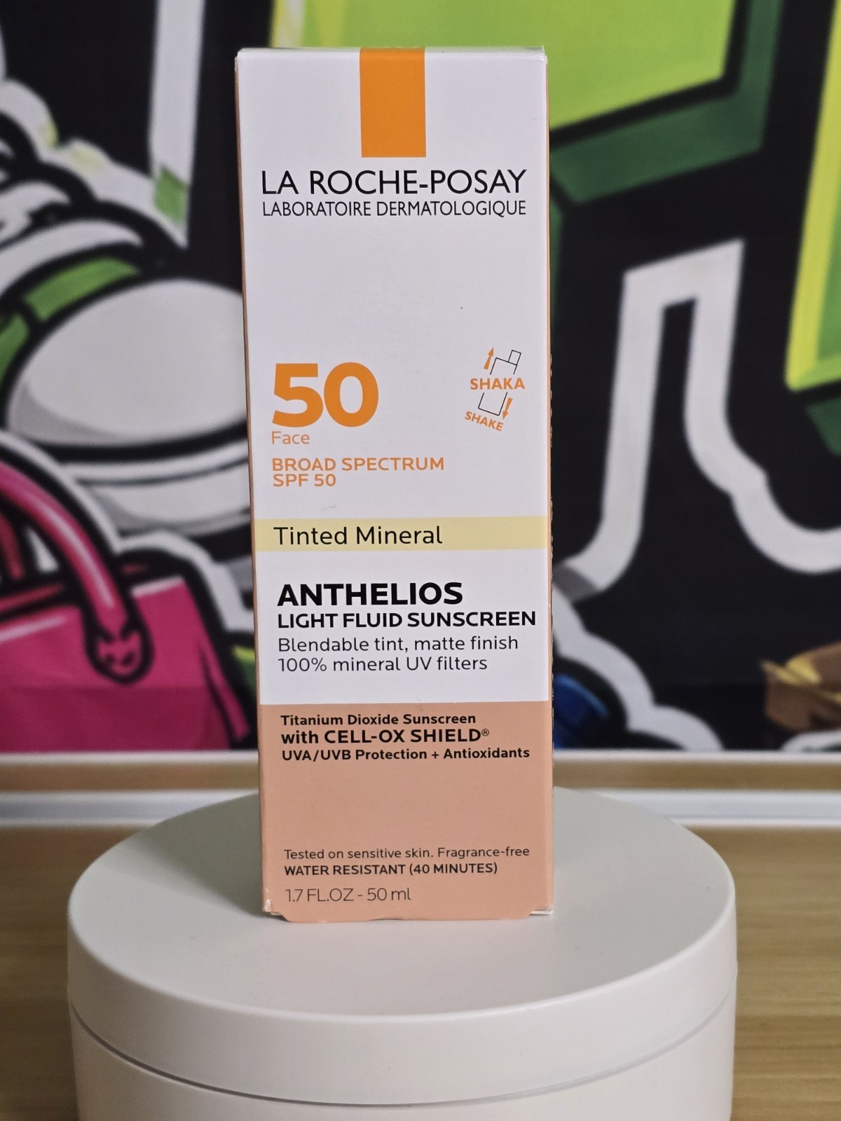 La Roche-Posay Anthelios Tinted Mineral Fluid SPF 50 Matte, 1.7 fl oz