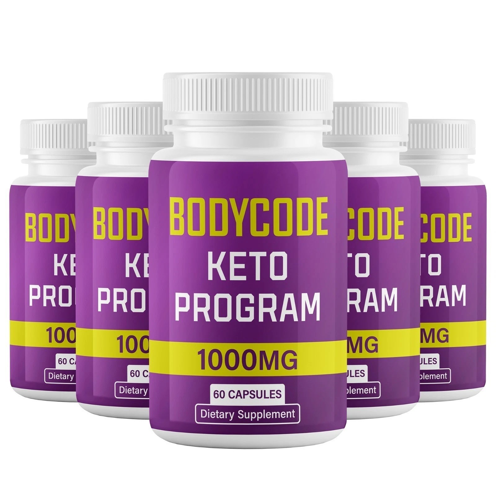 (5 Pack) BodyCode Keto Program – Advanced Fat-Burning Formula for Weight Loss