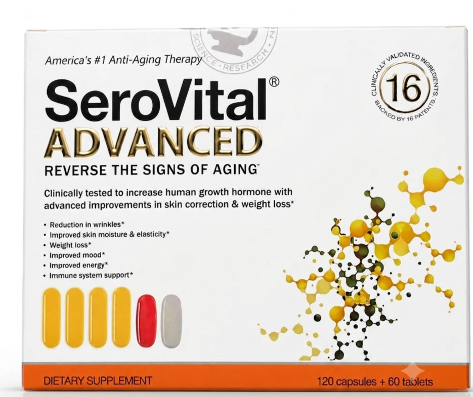 SeroVital Advanced 120 Capsules+60 Tablets 30 Day Dietary Supplement, Sealed Box
