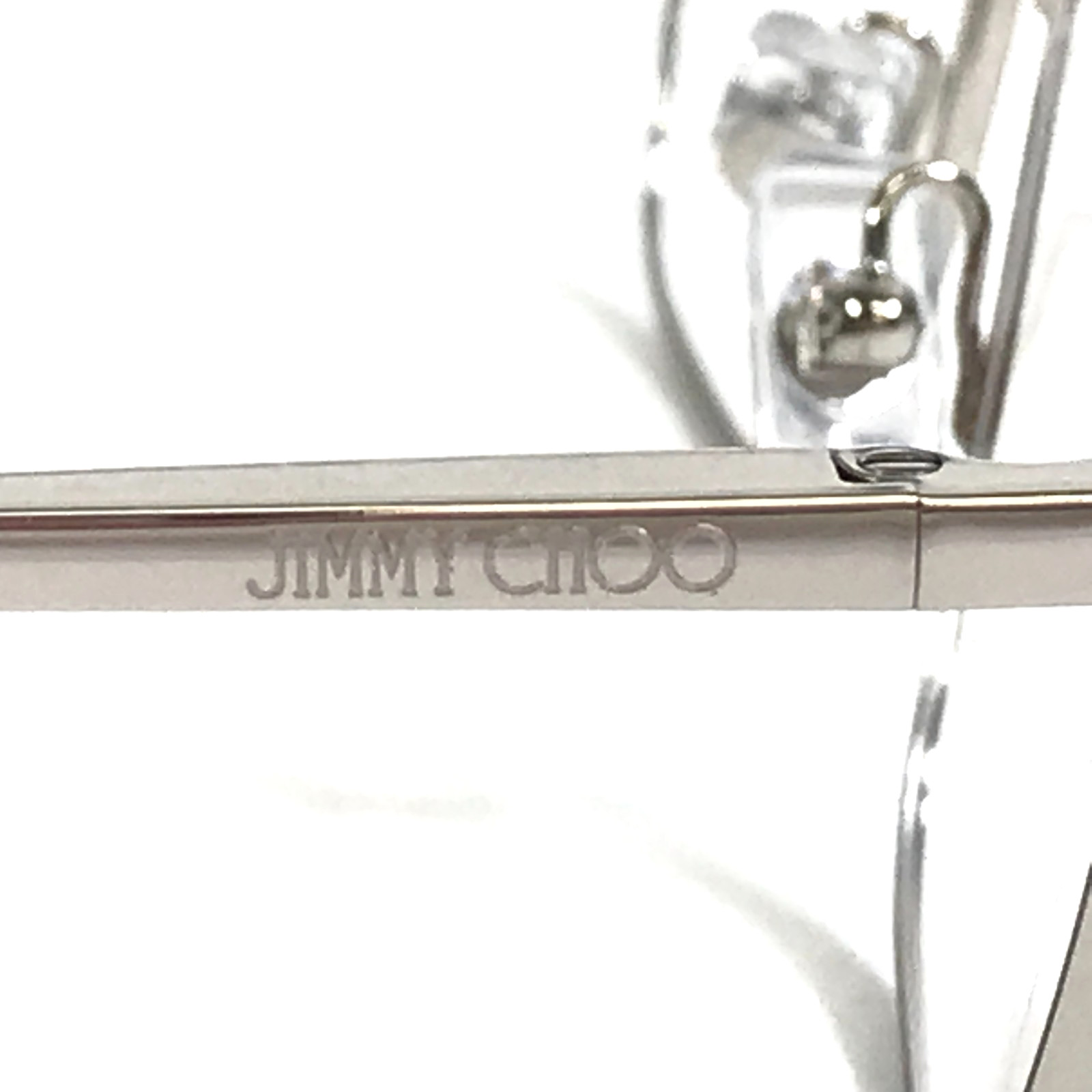 Jimmy Choo Eyeglasses Frames JC2003 3014 Silver Butterfly Wire Rim 53-17-140